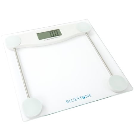 Fleming Supply Digital Body Weight Bathroom Scale, Accurate Measurements in 0.2 Increments, Large LCD Display 656903XFG